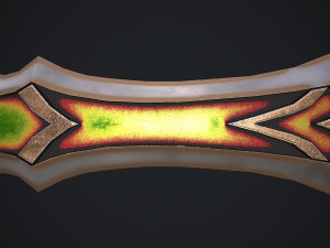 Fantasy Sword 23 Model 3D
