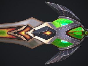Fantasy Sword 23 Model 3D