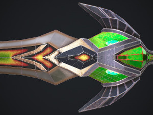 Fantasy Sword 23 Model 3D