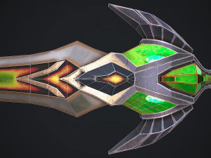 Fantasy Sword 23 3D Model