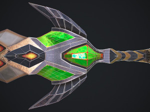 Fantasy Sword 23 Model 3D