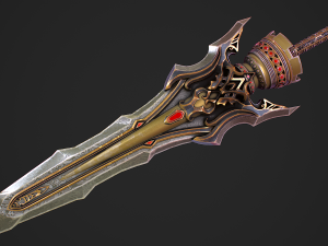 Imperial Sword 3D Model