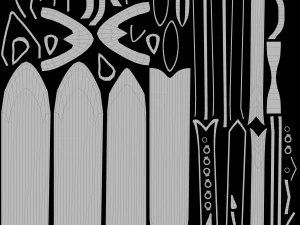 Fantasy Sword 25 With Scabbard 3D Model