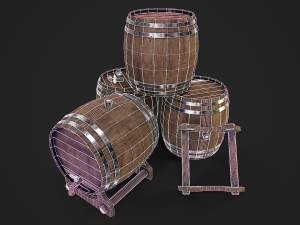 Beer barrels 3D Модель
