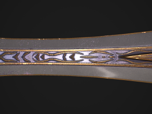 Fantasy Sword 29 With Scabbard 3D Модель