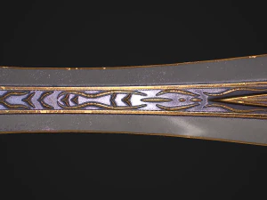 Fantasy Sword 29 With Scabbard 3D Model