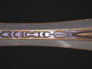 Fantasy Sword 29 With Scabbard 3D Model