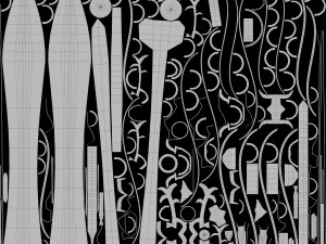 Fantasy Sword 29 With Scabbard 3D Model
