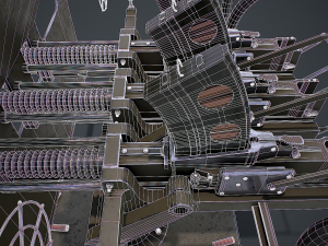 Machine G Turret 3D 模型