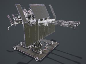 Machine G Turret 3D 模型