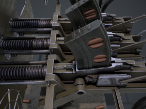 Machine G Turret 3D 模型