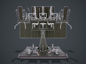 Machine G Turret 3D 模型