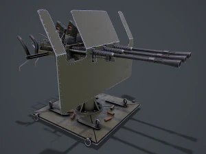 Machine G Turret 3D Model