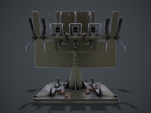 Machine G Turret 3D 模型