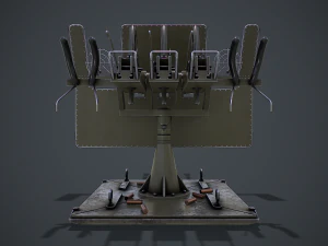 Machine G Turret 3D Model