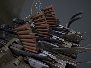 Machine G Turret 3D 模型