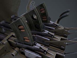 Machine G Turret 3D 模型