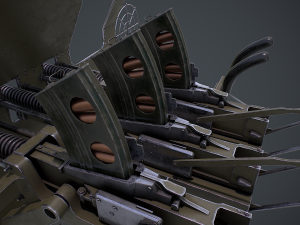 Machine G Turret 3D 模型