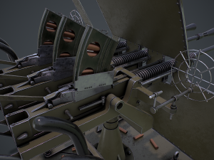 Machine G Turret 3D 模型