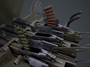 Machine G Turret 3D 模型