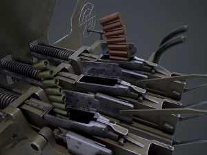 Machine G Turret 3D Model