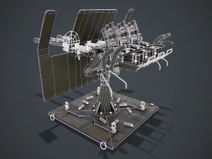 Machine G Turret 3D Model