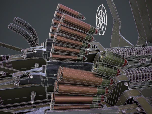 Machine G Turret 3D Model