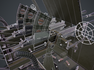 Machine G Turret 3D 模型
