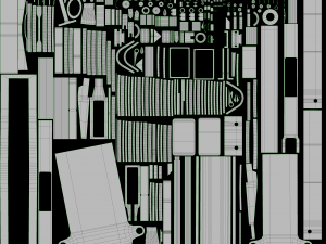 Machine G Turret 3D 模型