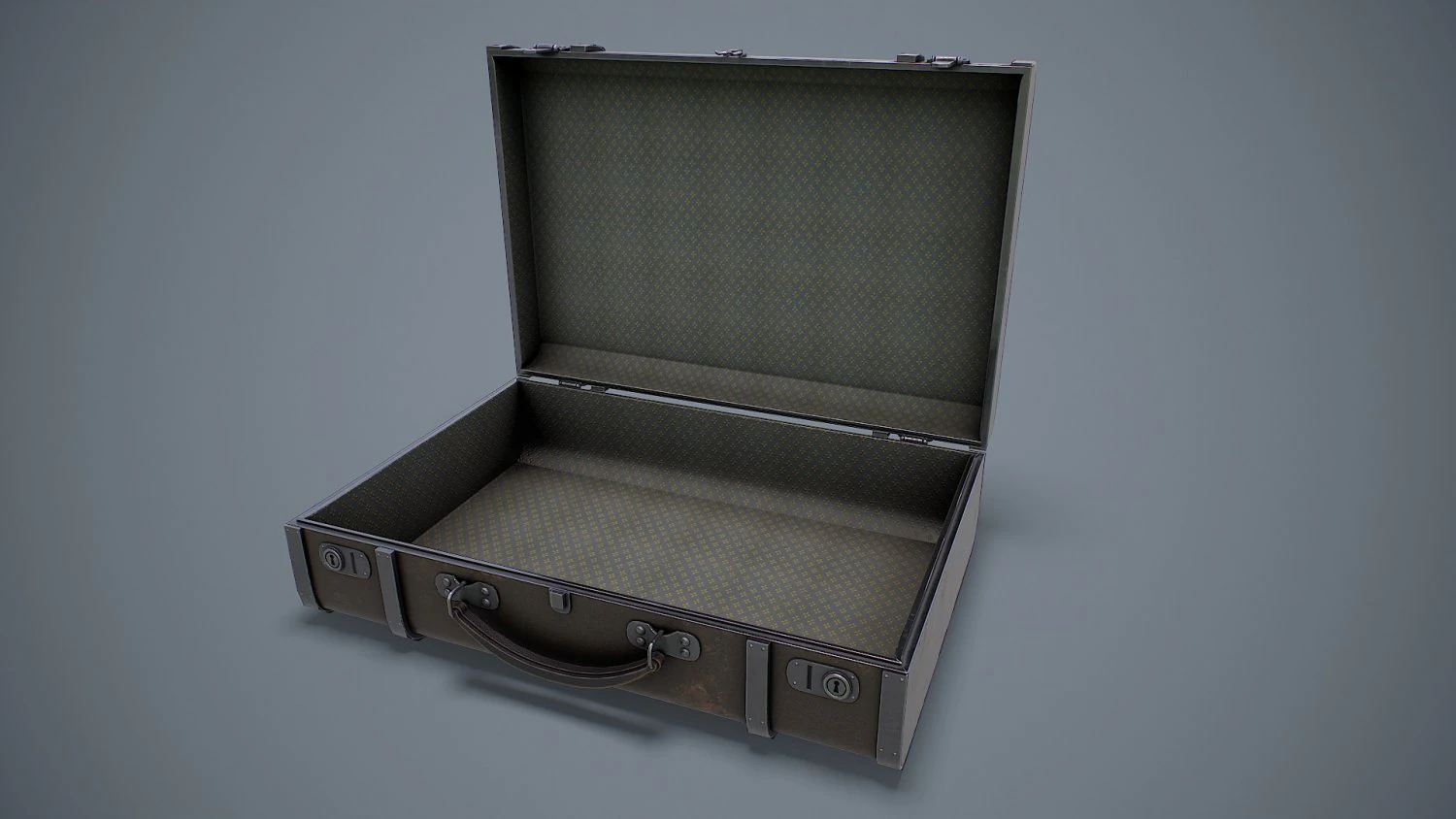Suitcase 3D Model .c4d .max .obj .3ds .fbx .stl .blend 