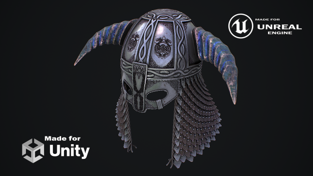 Medieval Helmet 3D मॉडल .c4d .max .obj .3ds .fbx .stl .blend 