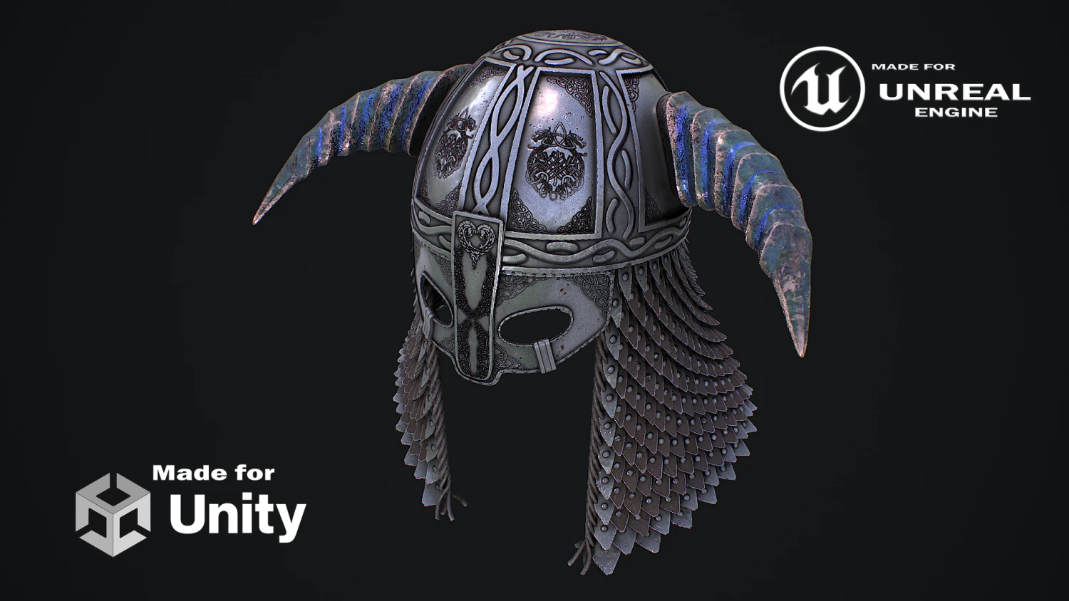 Medieval Helmet 3D Model .c4d .max .obj .3ds .fbx .stl .blend 