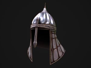 Medieval Helmet 2 Model 3D