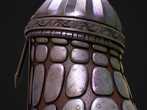 Medieval Helmet 2 3D Model