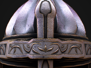 Medieval Helmet 2 3D Model