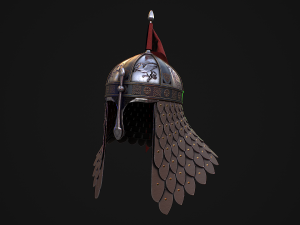 Medieval Helmet 4 Model 3D