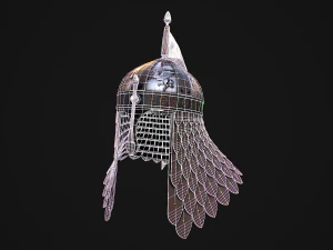 Medieval Helmet 4 3D Model