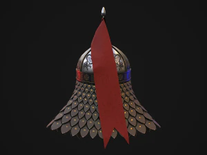 Medieval Helmet 4 3D Model