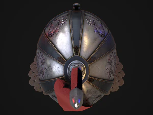 Medieval Helmet 4 3D Model