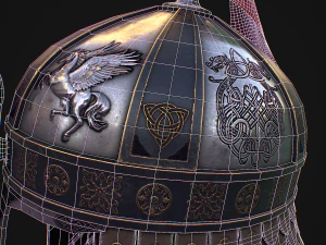 Medieval Helmet 4 3D Model