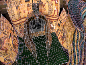 Egyptian throne with accessories 3D Модель