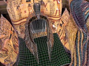 Egyptian throne with accessories 3D Model