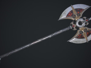 Fantasy axe 3D-Modell