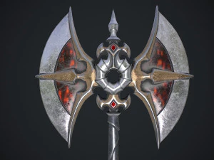 Ascia di fantasia Modello 3D