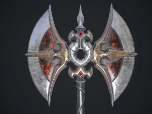 Ascia di fantasia Modello 3D