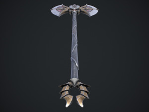 Fantasy axe 3D Model