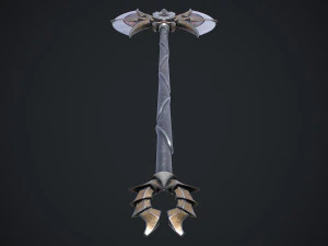 Ascia di fantasia Modello 3D