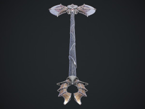 Fantasy axe 3D Model
