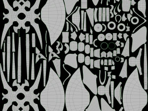 Ascia di fantasia Modello 3D