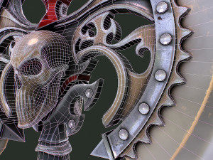 Fantasy Axe 1 3D Model
